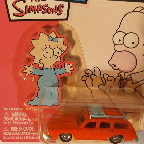 FOUR Johnny Lightning SIMPSONS Vehicles - by Playing Mantis 2003 - Picture 3 of 6